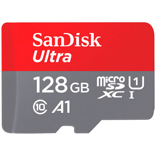 Yaddaş kartı SanDisk Ultra microSDXC 128Gb Class 10 UHS-I Ultra + SD adapter (sdsquar-128g-gn6ma)