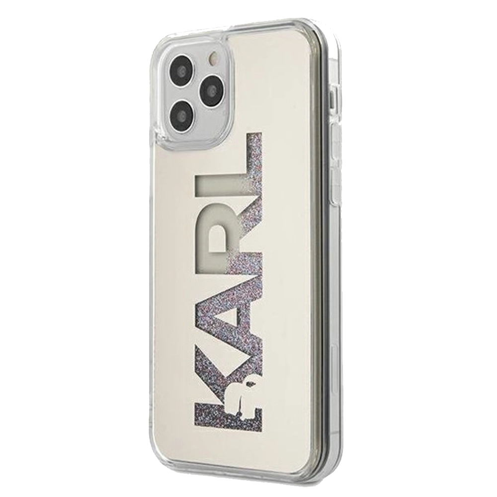Karl Lagerfeld KLHCP12MKLMLGR iPhone 12/12 Pro 6.1 " hardcase Mirror Liquid Glit