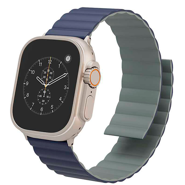 Levelo Cosmo Magnet Silicone Watch Band for Apple Watch 45/44/42mm