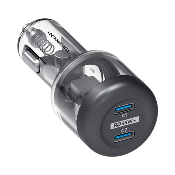 Powerology Crystalline Series Car Charger PD 35W