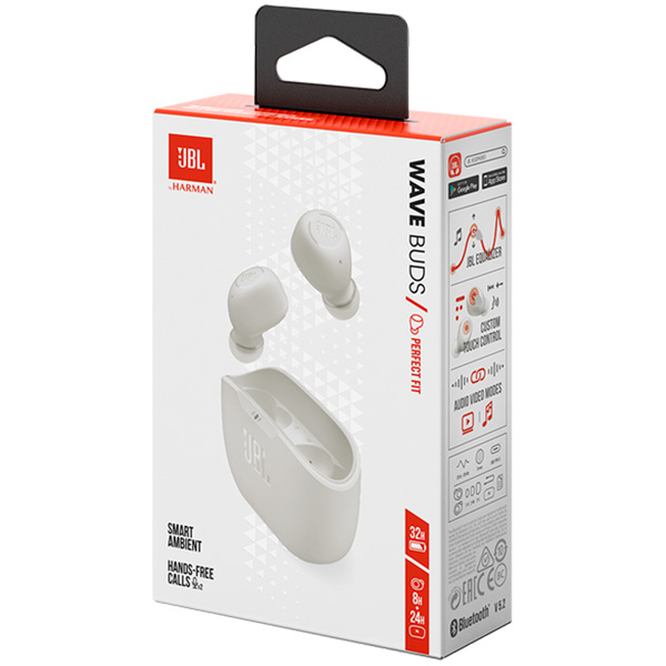 Qulaqlıq JBL Wave Buds (JBLWBUDSWHT)