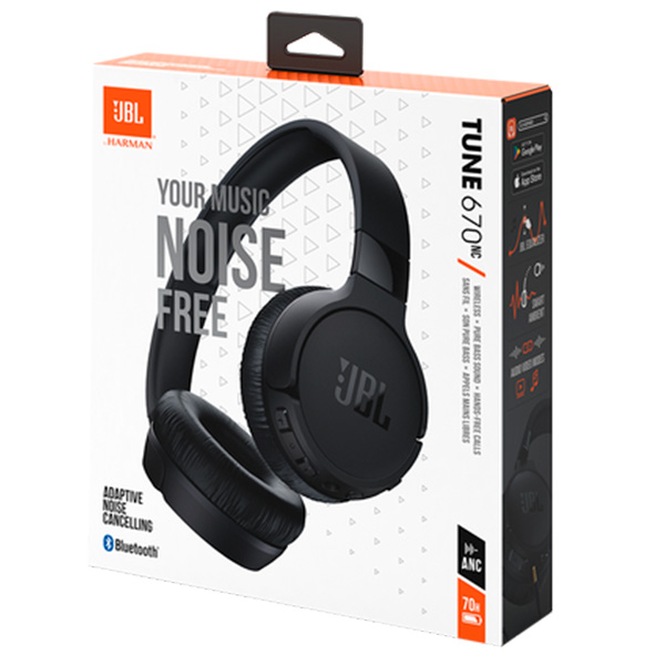 Qulaqlıq JBL Tune 670NC (JBLT670NCBLK)