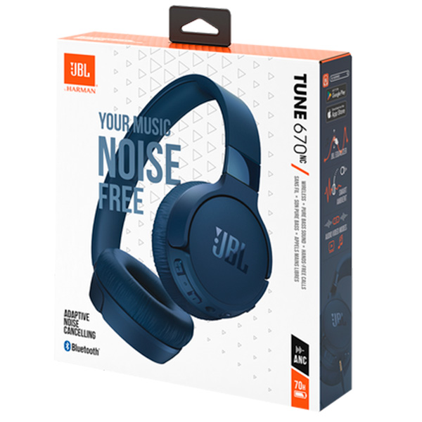 Qulaqlıq JBL Tune 670NC (JBLT670NCBLU)