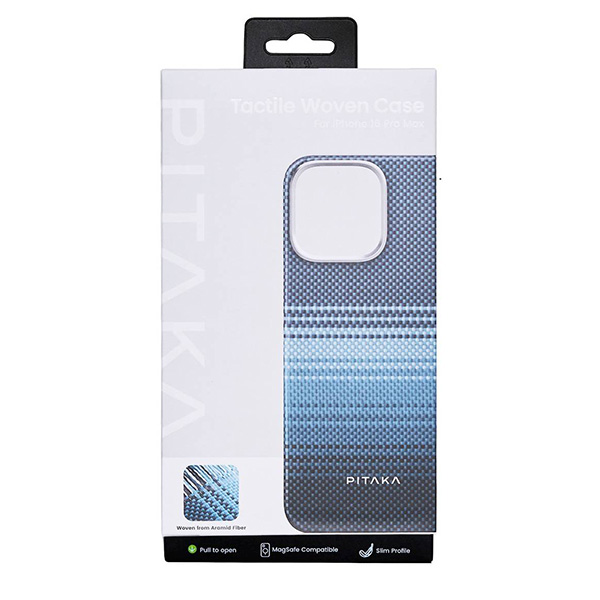 Pitaka Tactile Woven Ultra Slim Case For iPhone 16 Pro Max (KI1601MOM)