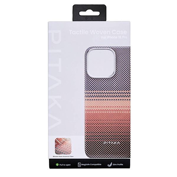 Pitaka Tactile Woven Ultra Slim Case For iPhone 16 Pro (KI1601SU)