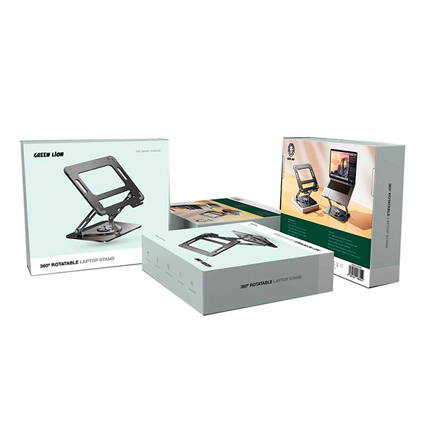 Green Lion 360 Rotatable Laptop Stand (GN360LAPSDBK)