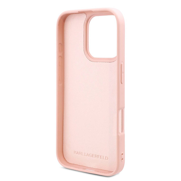 Karl Lagerfeld TPU Silicone Hard Case with ikonik Graffiti Logo For iPhone 16 Pro Max (KLOHCP16XPNYKGRTP)