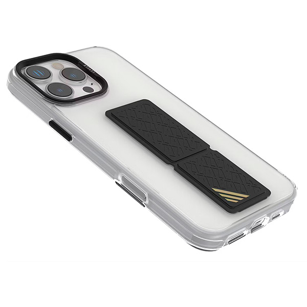 Levelo Graphia IMD Silicone Grip Case For iPhone 16 Pro Max (LVLGIS16PMBK)