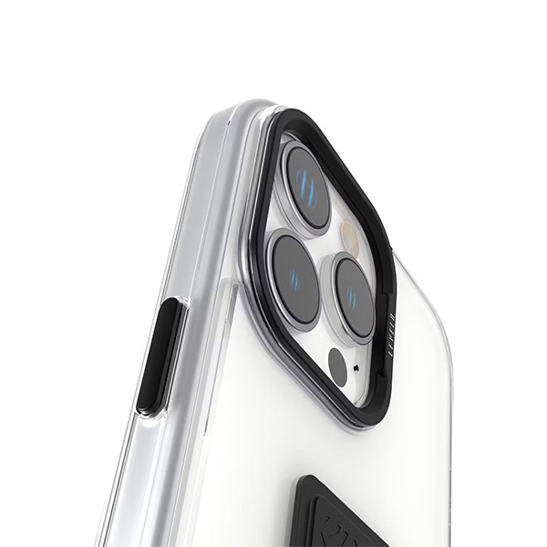 Levelo Graphia IMD Silicone Grip Case For iPhone 16 Pro Max (LVLGIS16PMBK)
