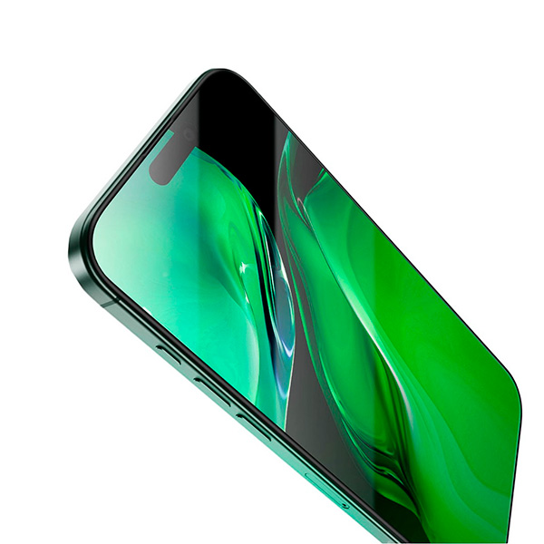Green Lion 3D Silicone Plus High Definition Edge Glass for iPhone 16 Pro Max - Clear (GN3DSIL16PMCL)