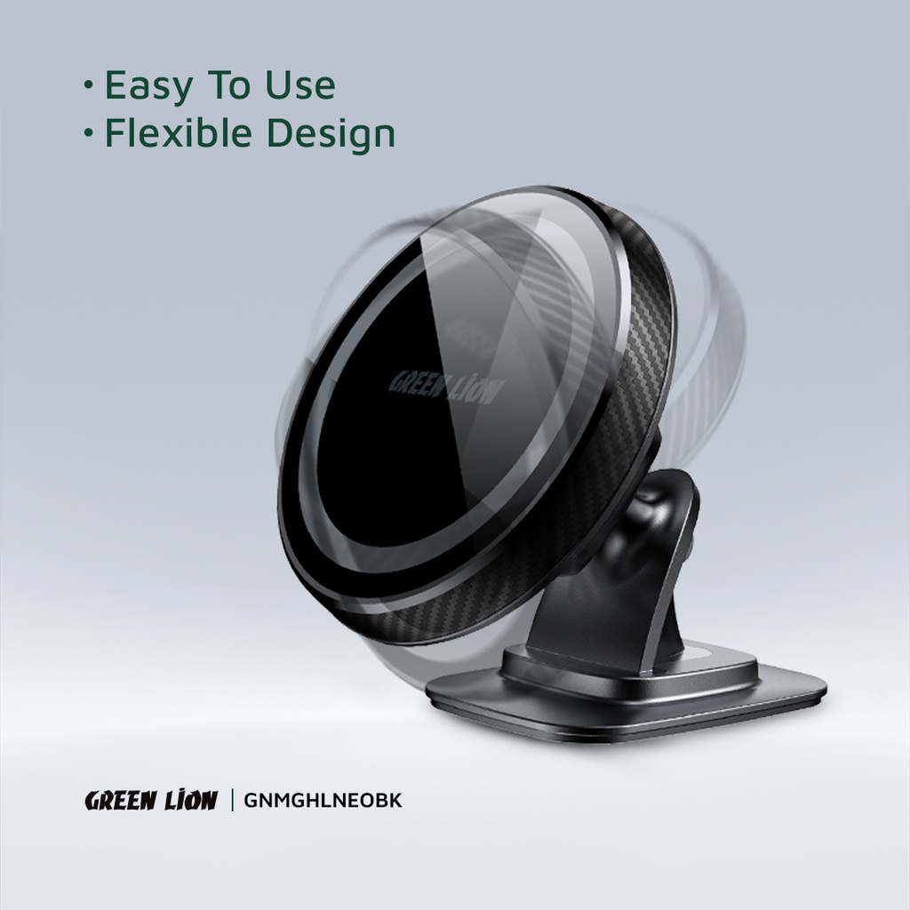 Green Lion Magsafe Holder Neo - Black