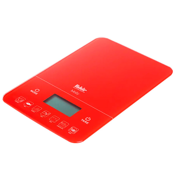 Tərəzi Fakir MOLLY RED KITCHEN SCALE