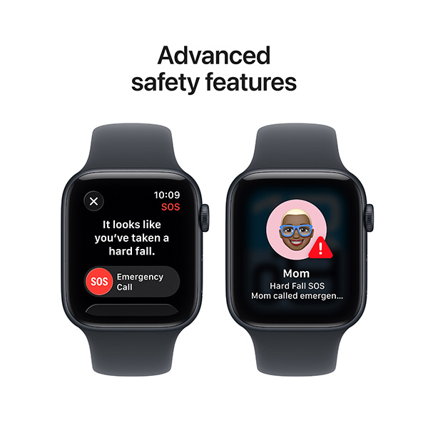 Apple Watch SE 3 GPS 44mm Midnight Aluminium Case with Midnight Sport Band