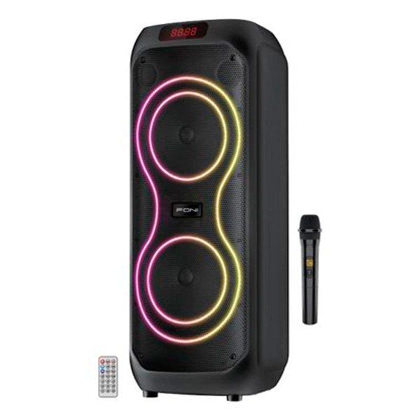 Səsgücləndirici FONI FN-S8250 80W 8"x2 MIC+REM