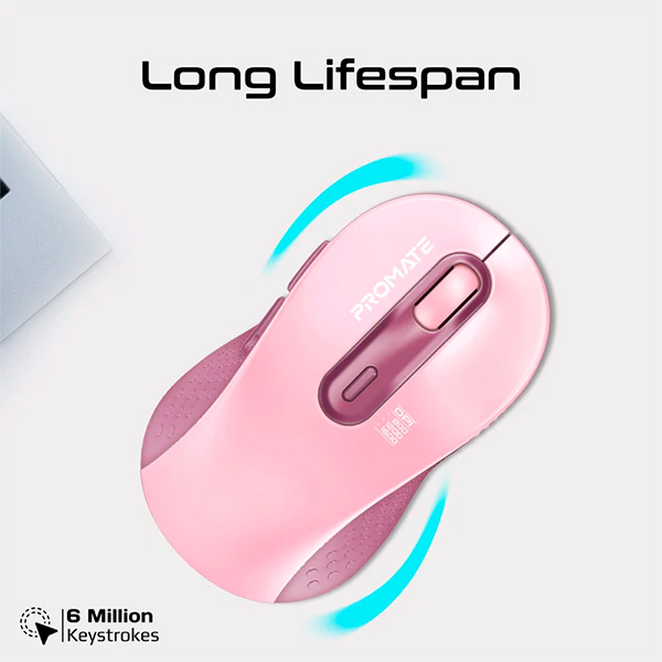 Promate Wireless Mouse KEN.PINK