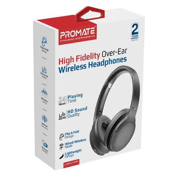 Qulaqlıq Promate Over-Ear Wireless Headphones LABOCA-PRO.BLACK