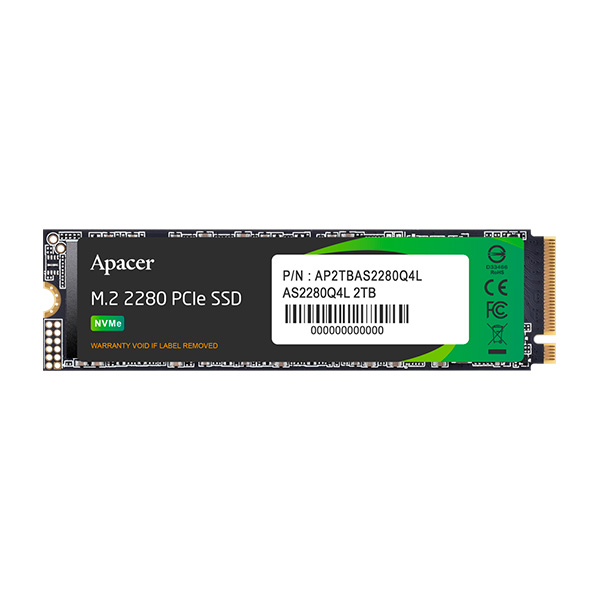 AS2280Q4L M.2 PCIe 512GB, Standard(Single)
