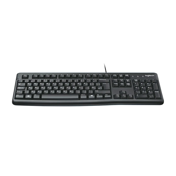 LOGITECH Corded Keyboard K120 - Russian layout - BLACK