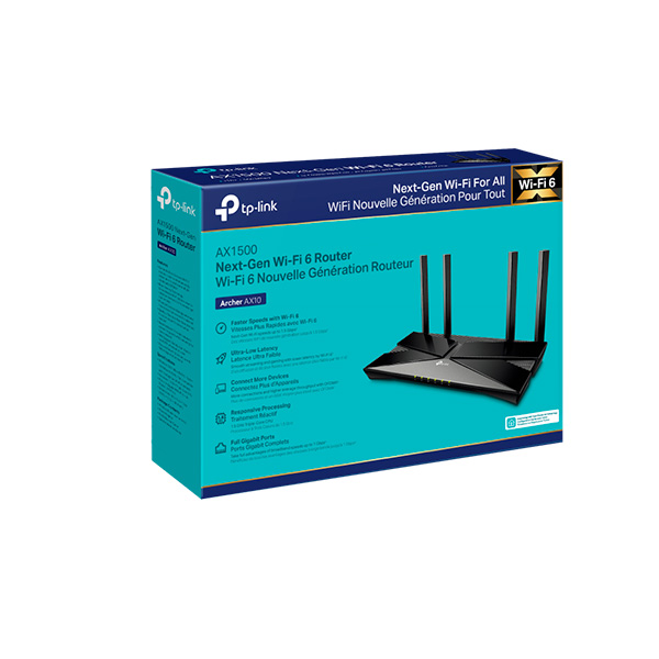 TP-Link AX1500 Wi‑Fi 6 Router Archer AX10