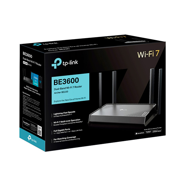 TP-Link WiFi 7 Router Archer BE220