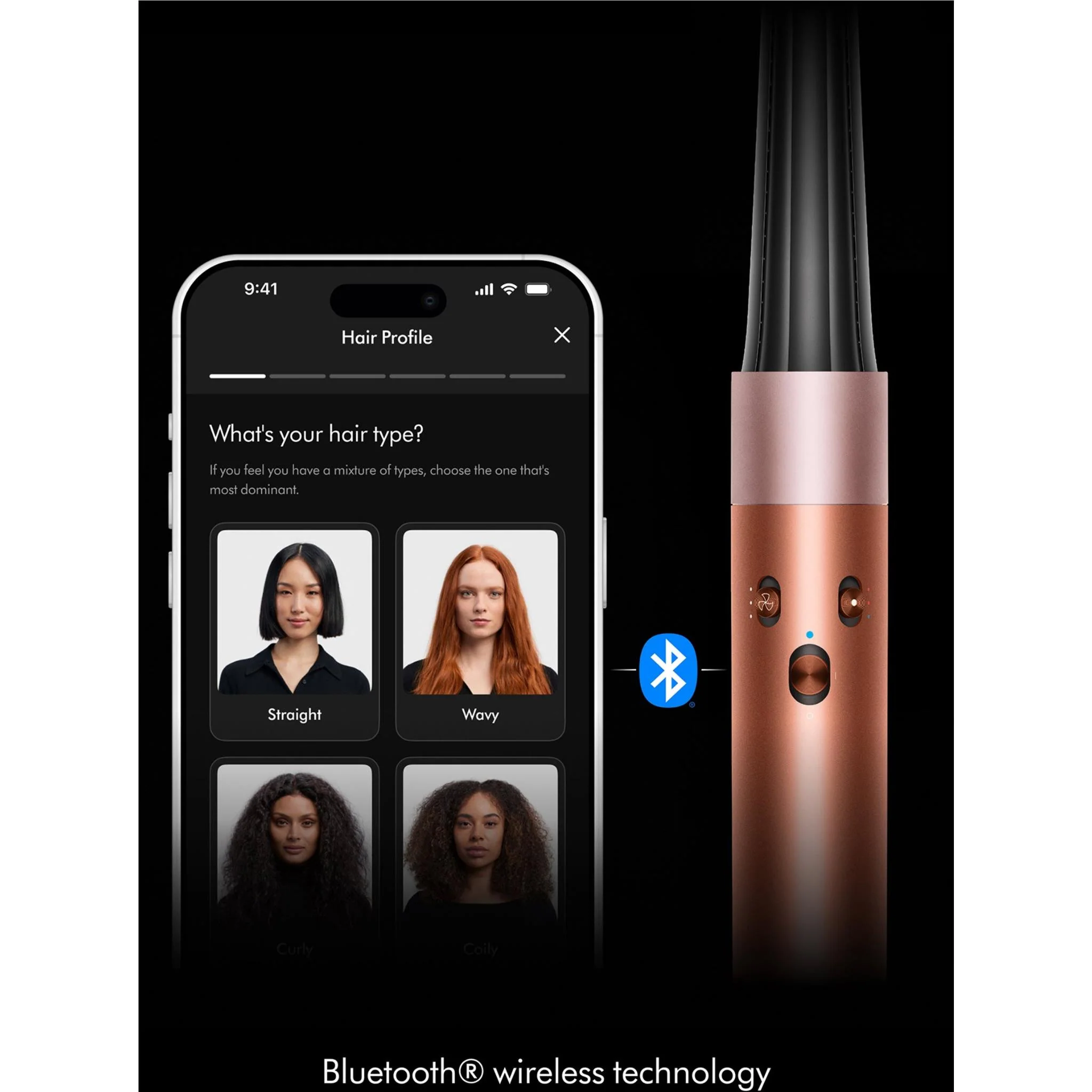 Dyson HS08 Air Wrap I.d Amber Silk