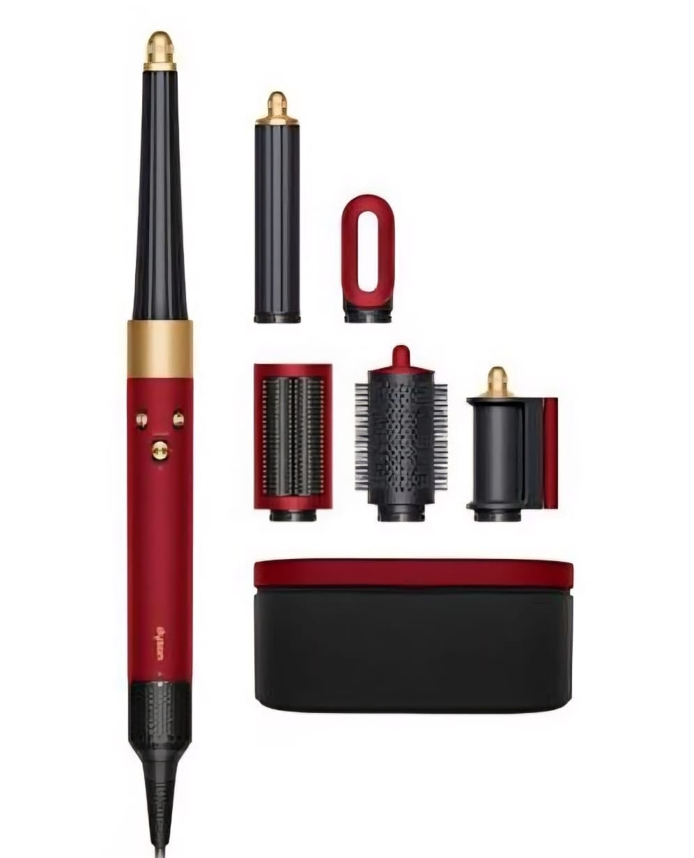 Dyson HS09 Airwrap co-anda 2x Red Velvet Gold