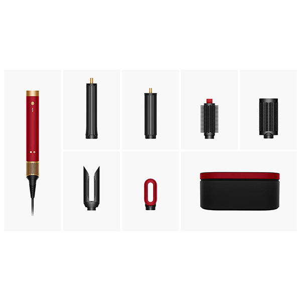 Dyson HS09 Airwrap co-anda 2x Red Velvet Gold