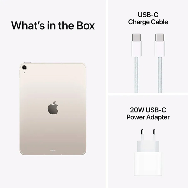 Apple iPad Air 11-inch M4 Wi-Fi 128GB - Starlight, Model A3459
