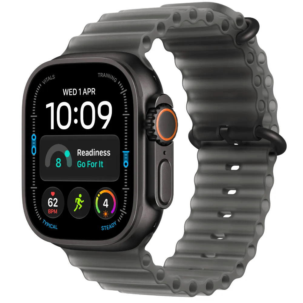 Apple Watch Ultra 4 GPS + Cellular 49mm Case with Translucent Ocean Band