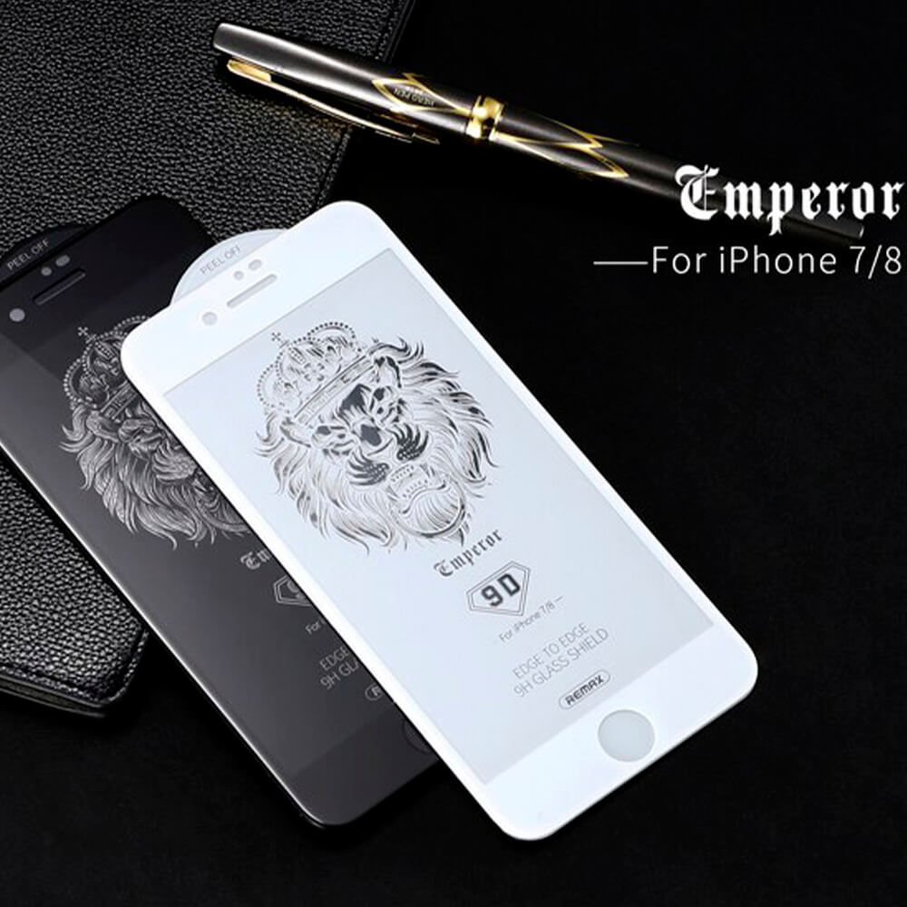 REMAX Emperor Series 9D Tempered Glass For iPhone 7/8