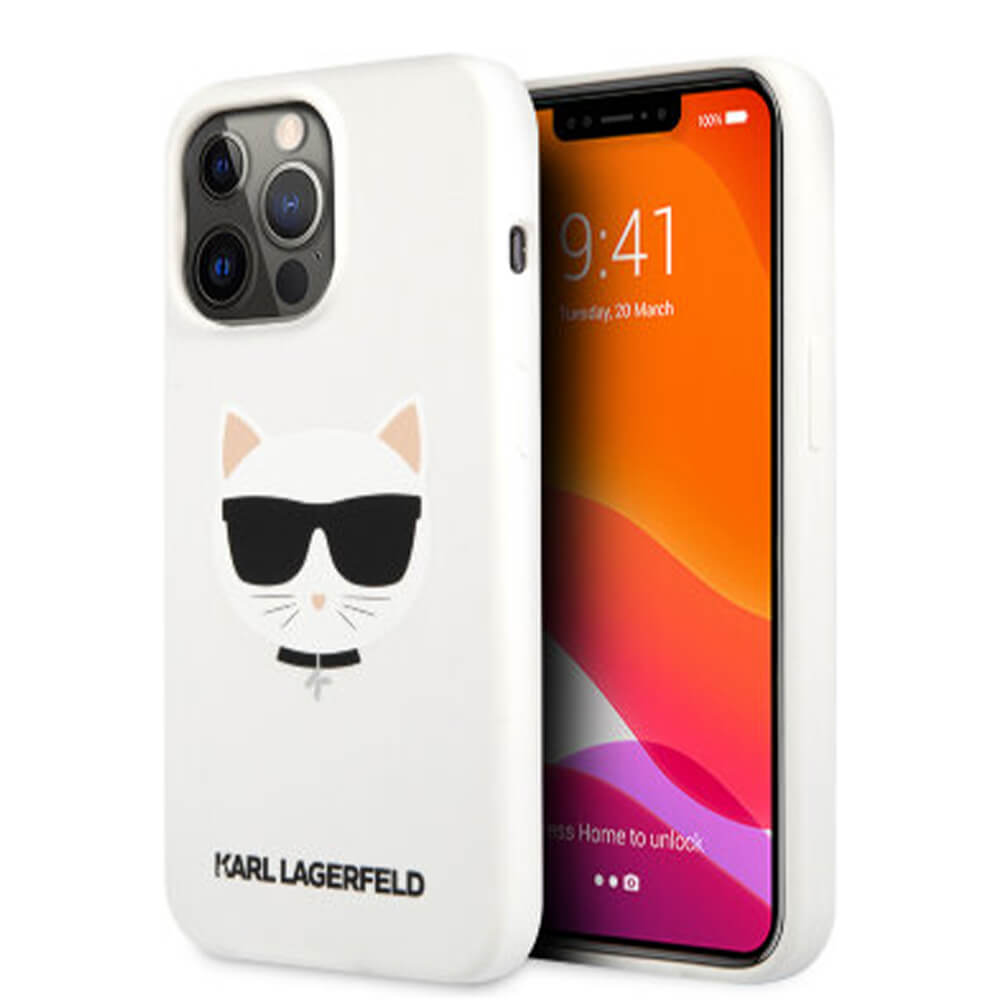 Case Karl Lagerfeld Liquid silicone Choupette Hard iPhone 13 Pro Max