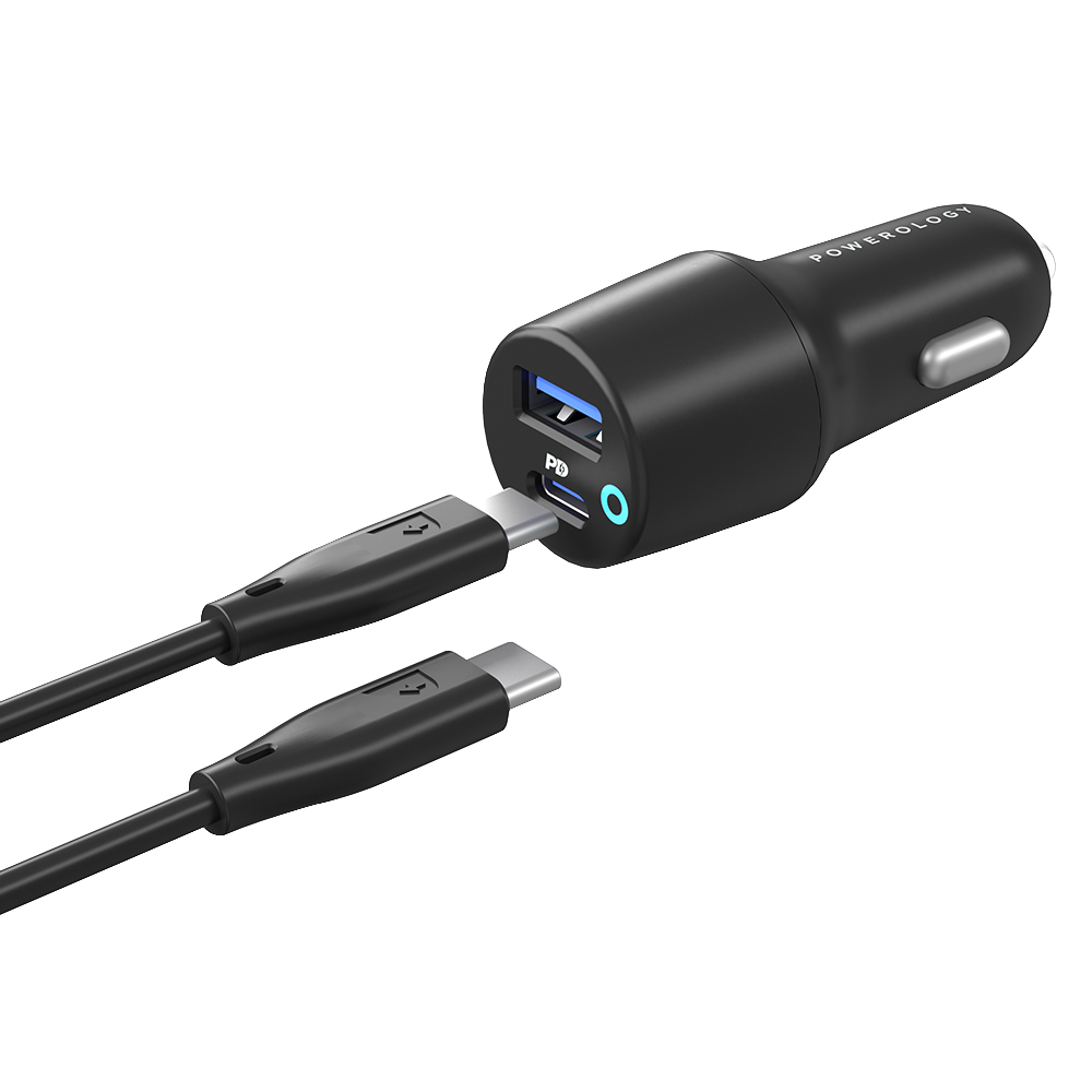 Powerology 32W Ultra-Quick Car Charger