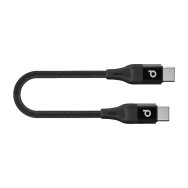 Porodo USB-C To USB-C Aluminium Braided Cable pd-clbrpd025-bk