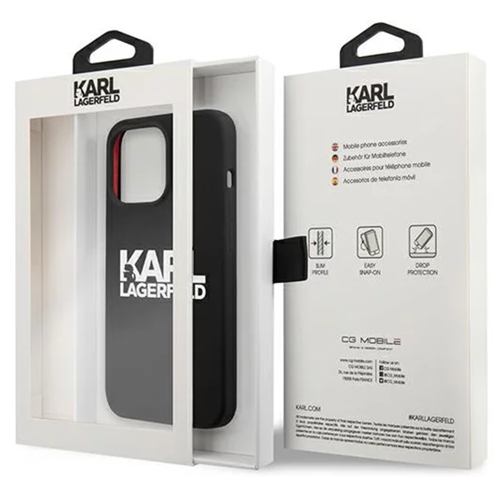 Case Karl Lagerfeld KLHCP13LSLKLRBK iPhone 13 Pro