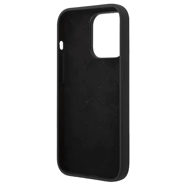Guess Silicone Line & Triangle Hard Case for iPhone 14 Pro Max (6.7")