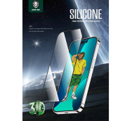 Green 3D Silicone HD Glass Screen Protector for iPhone 14 Pro ( 6.1" )