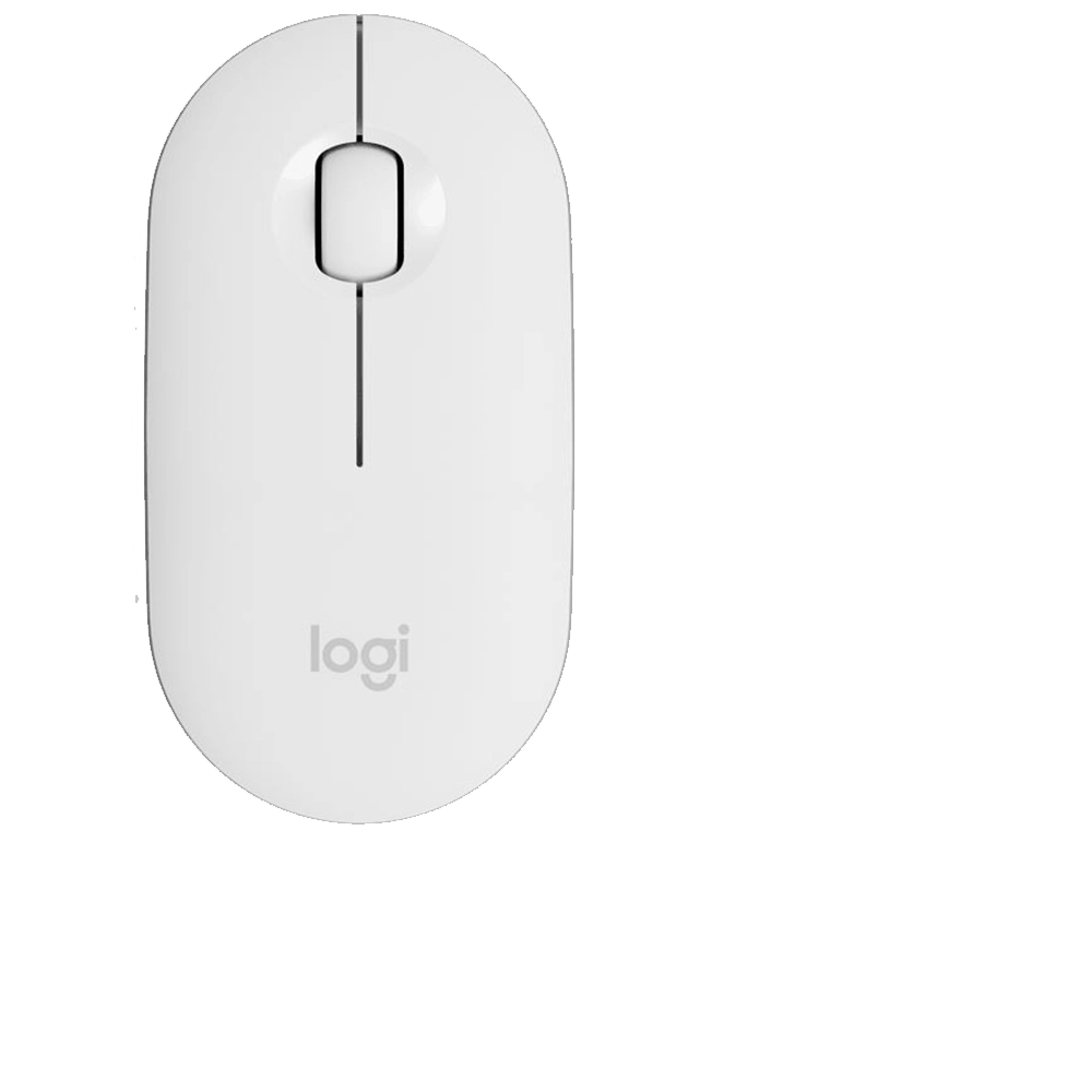 LOGITECH Pebble M350 Wireless Mouse - OFF-WHITE-2.4GHZ/BT - EMEA - CLOSED BOX 910-005716-N