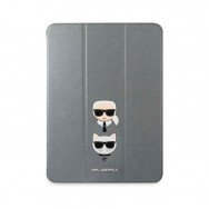Karl Lagerfeld PU Saffiano Karl & Choupette Head Folio Case for iPad 12.9"