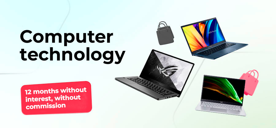 Buy everything in full, pay in parts! - Computer equipment