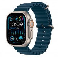 Apple Watch Ultra 2 49 mm Titanium Case - Blue Ocean Band Cellular